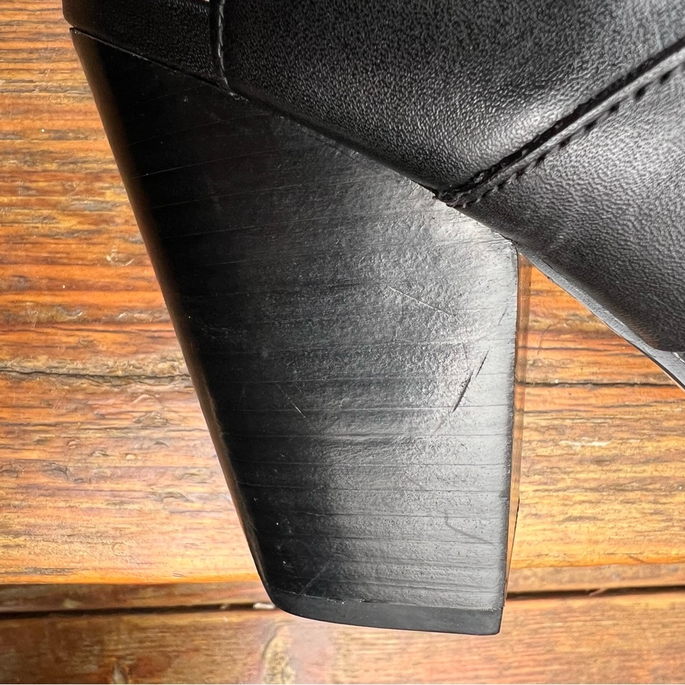 DOLCE VITA PAITYN STRAPPY BLACK LEATHER SANDALS SIZE 7.5 - Picture 8 of 14